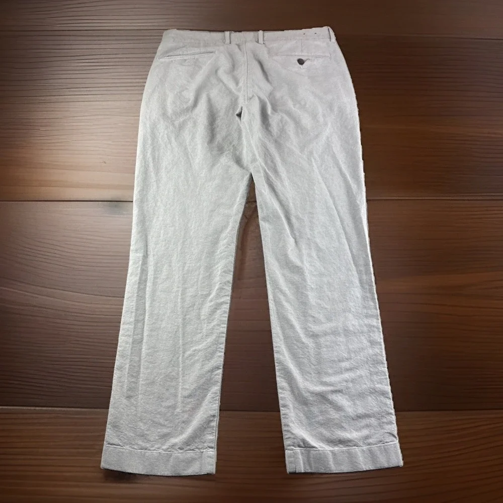 JCrew Sutton Pants Mens 32x30 Gray Slacks Chinos Preppy Cotton Casual Straight
